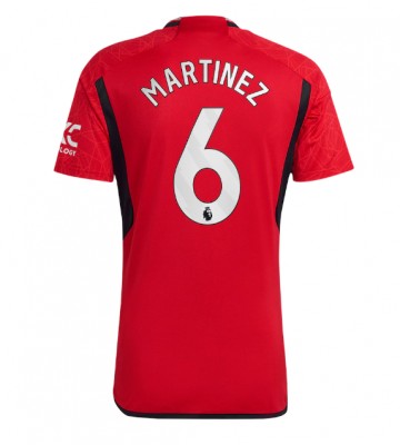 Manchester United Lisandro Martinez #6 Primera Equipación 2023-24 Manga Corta